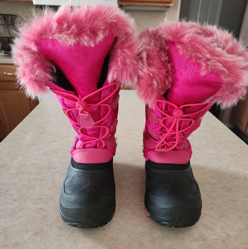 Girls Faux Fur Snow Boots- Kamik - Picture 3 of 8